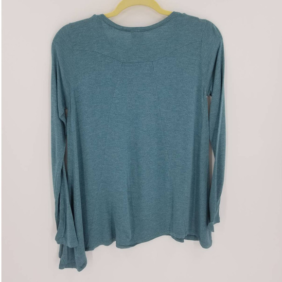 Cabi Tunic Top Size XS Swing Scoop Neck Long Sleeve Pullover Shirt Tee Blue - Picture 4 of 8
